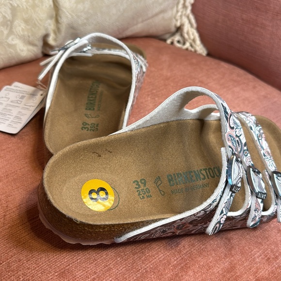 Birkenstock Florida Fresh Vegan Flower sandals, size 8 women (39euro) NWT - Picture 7 of 12